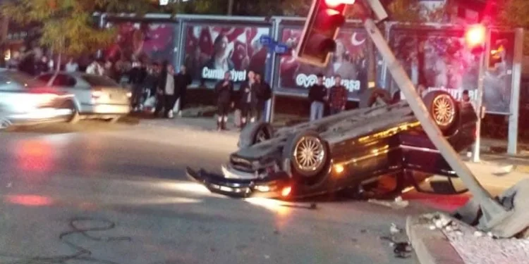 Başkentte trafik kazası; 2 yaralı