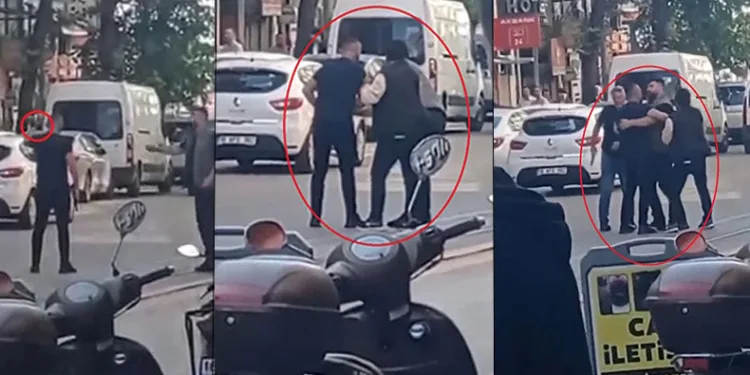 Silahla tehditler savuran kişiyi polis gözaltına aldı