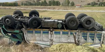 13 ton mısır silajı ziyan oldu