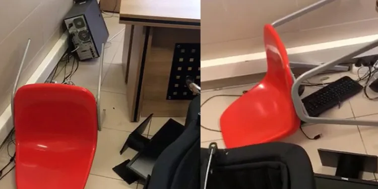 Okula gelen velisi, öğretmenlere saldırdı