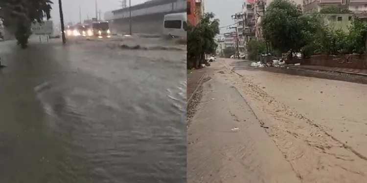 Hatay’da caddeler göle döndü