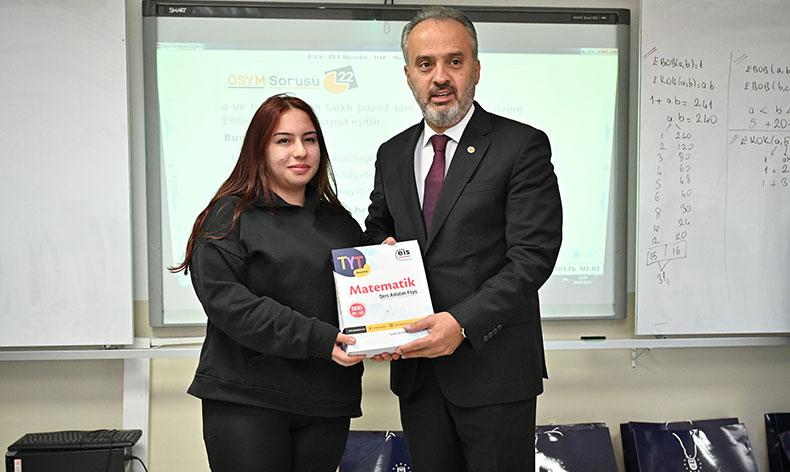 Bursa'da üniversite adaylarına ücretsiz kurs desteği