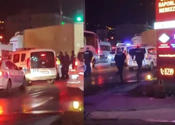 Polisi peşine taktı, uzun süre aracından inmedi