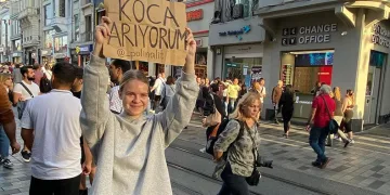 Taksim’de ilginç olay