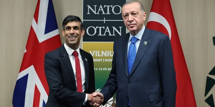 Cumhurbaşkanı Erdoğan, Sunak ile görüştü