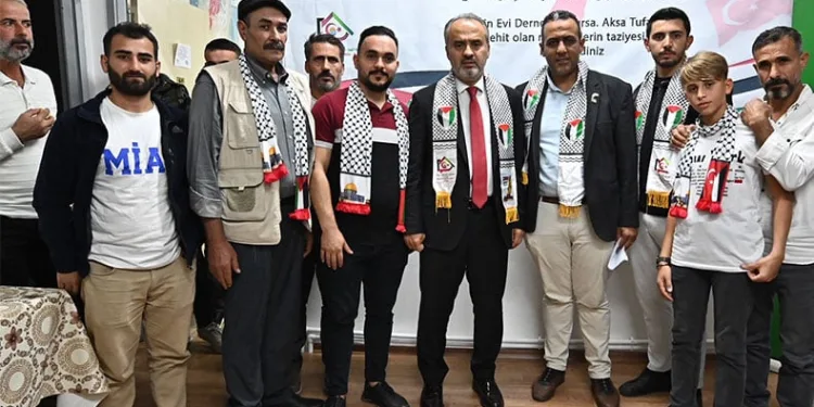 Soykırımı Bursa’dan takip eden Filistinlilerin feryadı