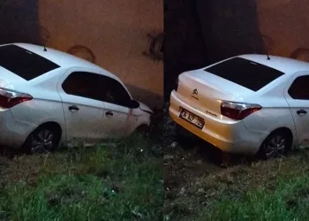 Navigasyonun gösterdiği yola giren araç boşluğa düştü