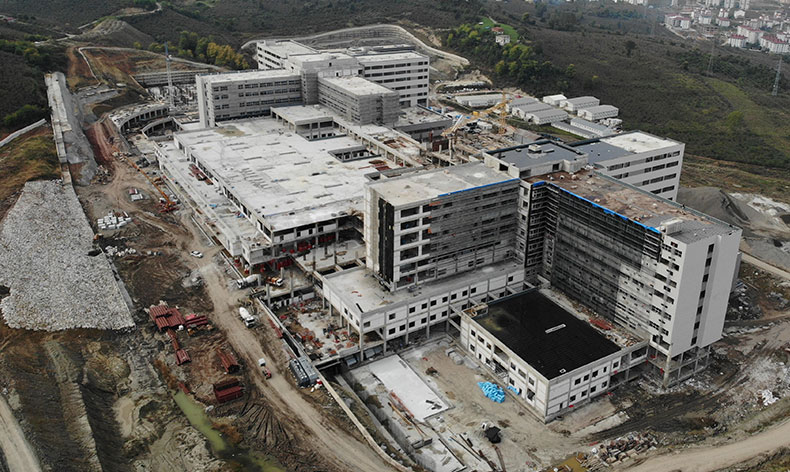 Şehir Hastanesi inşaatı yüzde 80 tamamlandı