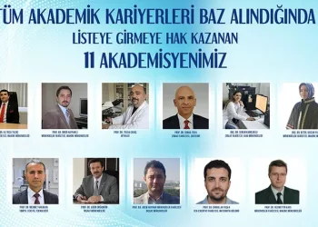 BUÜ’lü akademisyenler enler listesinde