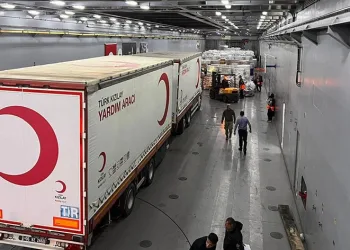 “İnsani yardım malzemelerini Libya’ya ulaştırdı”
