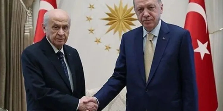 Beştepe’de Erdoğan ve Bahçeli görüşmesi