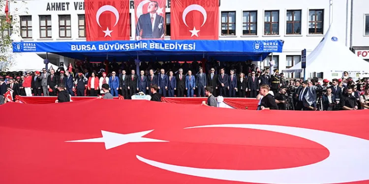Bursa’da Cumhuriyet coşkusu