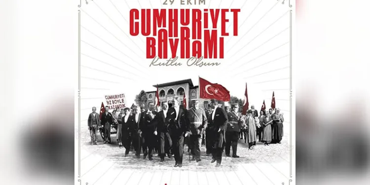 Spor camiasından Cumhuriyet Bayramı paylaşımları