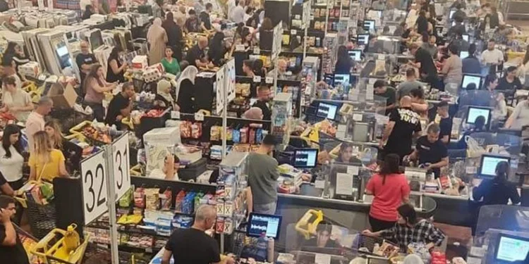 Ordu uyardı, halk marketlere akın etti