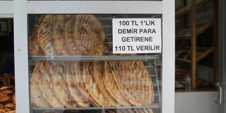 100 lira getirene 110 lira veriyor