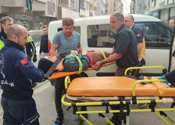 Dede torun kıl payı kurtuldu