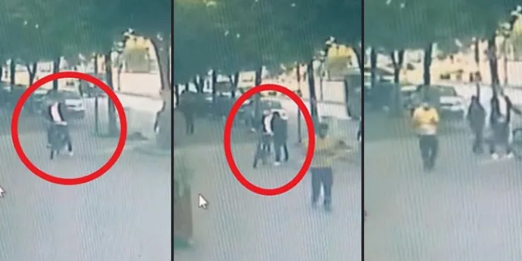 Bisikleti çalan hırsızlar kameraya yakalandı