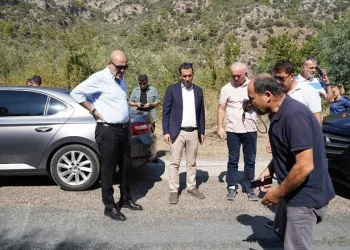 Cumhurbaşkanlığı bisiklet turu güzargahında inceleme