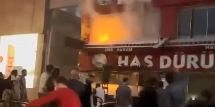 Bursa’da kebapçıda korkutan yangın