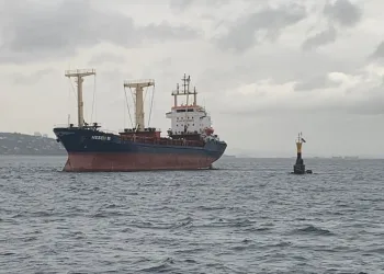 Kuru yük gemisi karaya oturdu