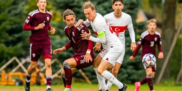 2025 UEFA Avrupa U21 Şampiyonası Elemeleri: Letonya: 2 – Türkiye: 1