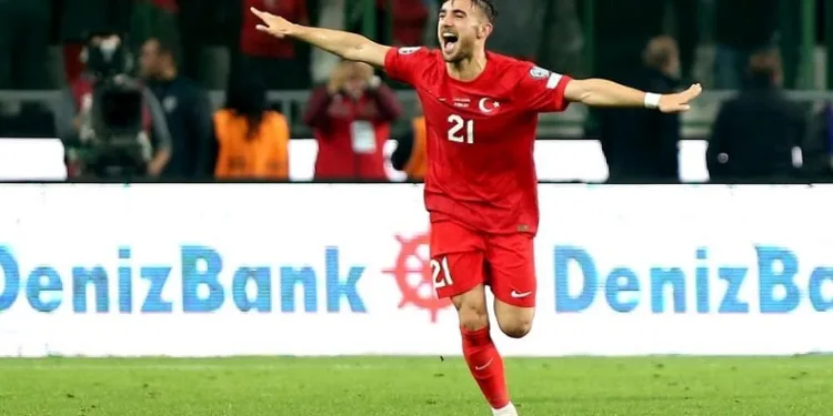 Yunus Akgün’ün Letonya maçında attığı gol haftanın golü seçildi