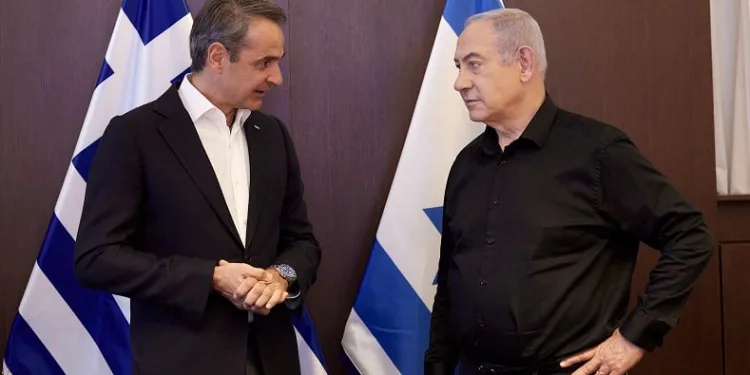 Yunanistan Başbakanı Miçotakis, Netanyahu ile görüştü