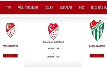 İlginç maç: Çarşambaspor-Perşembespor
