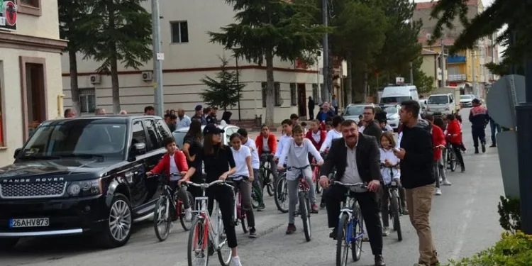 Beylikova’da bisiklet turu