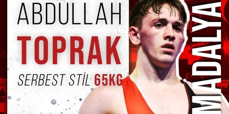 Abdullah Toprak’tan bronz madalya