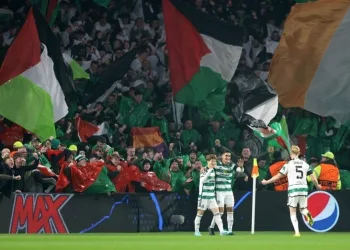 İskoçya ekibi Celtic taraftarlarından Filistin’e destek