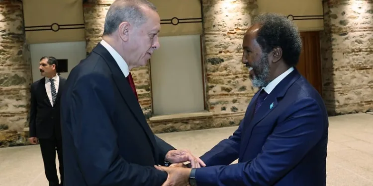 Cumhurbaşkanı Erdoğan, Somali Cumhurbaşkanı ile Gazze’yi konuştu