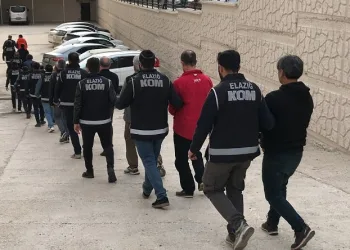 Elazığ merkezli 8 ilde ‘Kıskaç’ operasyonu: 14 tutuklama
