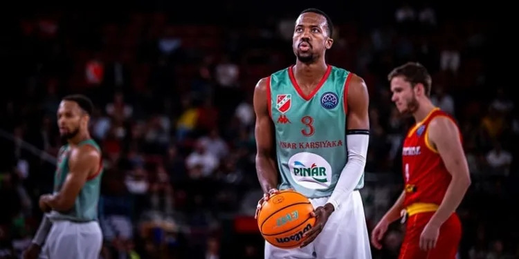 Pınar Karşıyaka’da Errick McCollum, 2 hafta yok