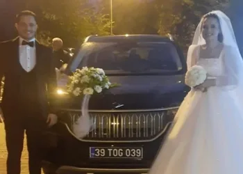 Togg gelin arabası oldu