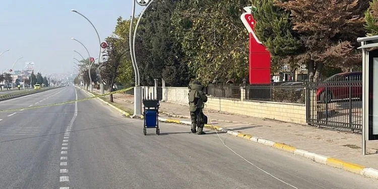 Edirne’de şüpheli çanta fünye ile patlatıldı