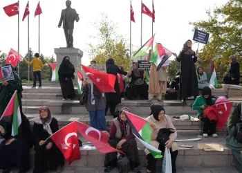 Kırıkkaleli kadınlar, Filistin’e destek eylemi yaptı