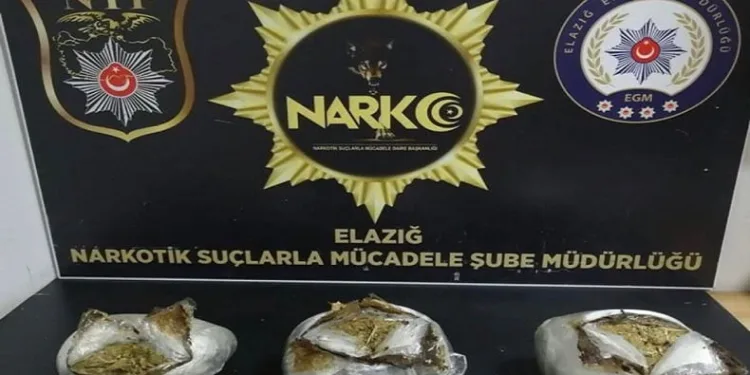 Elazığ’da uyuşturucu operasyonu