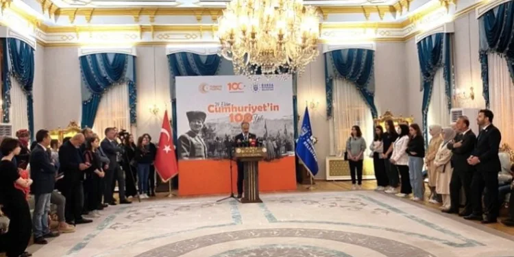 Bursa Büyükşehir Belediyesi’nden Cumhuriyetin 100’ncü yılı coşkusu