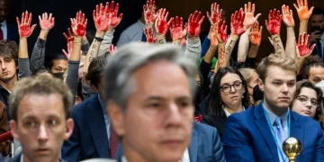 ABD senatosu’nda İsrail protesto edildi