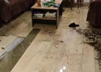 Yağış nedeniyle rögarlar taştı, 4 daireyi su bastı
