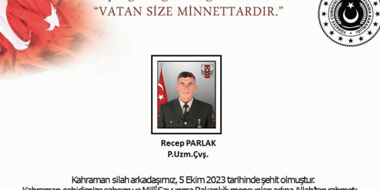 MSB: Pençe-kilit’te bir şehidimiz var