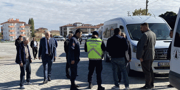 Kulu’da servis araçları denetlendi