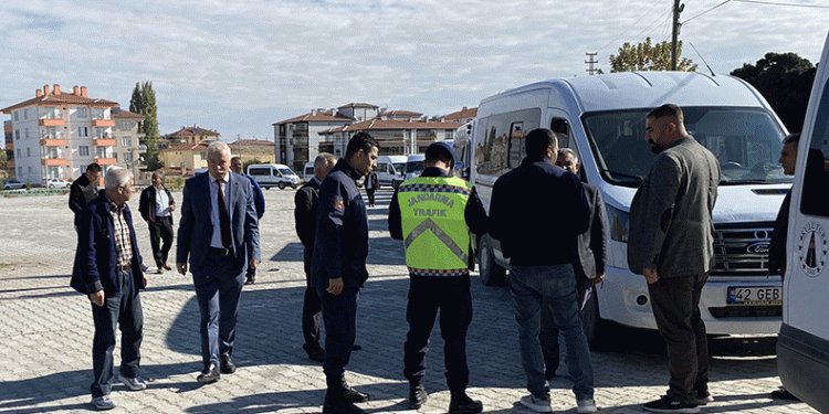 Kulu’da servis araçları denetlendi