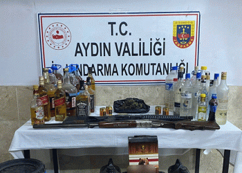 Nazilli’de sahte alkol operasyonu