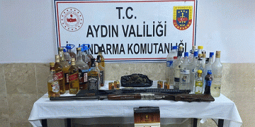 Nazilli’de sahte alkol operasyonu