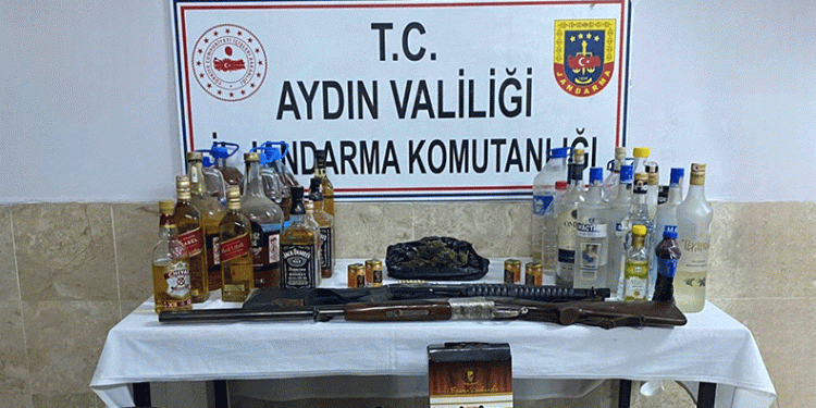 Nazilli’de sahte alkol operasyonu