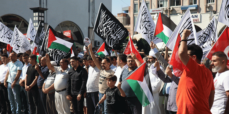 Mersin’de İsrail protestosu