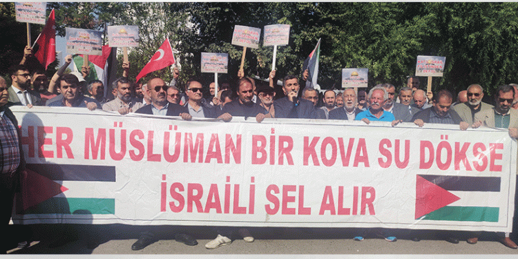 Filistin işgali, Iğdır’da protesto edildi