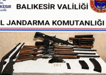 Jandarmadan kaçak silah operasyonu
